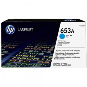 Тонер-картридж HP 653A Cyan Toner Cartridge