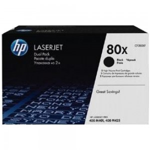 Тонер-картридж HP 80X (двойная упаковка)