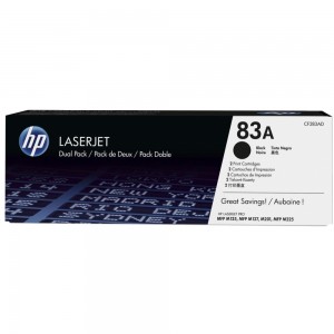 Тонер-картридж HP 83A (двойная упаковка)