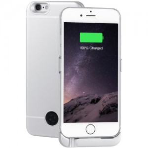 Чехол-аккумулятор для iPhone 8 / 7 InterStep Metal Power Rose Silver