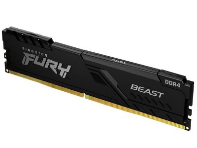 Оперативная память Kingston DDR 4 8Gb FURY Beast Black (черный) (KF436C17BB/8)