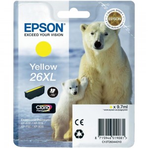 Чернильный картридж Epson C13T26344010 Yellow