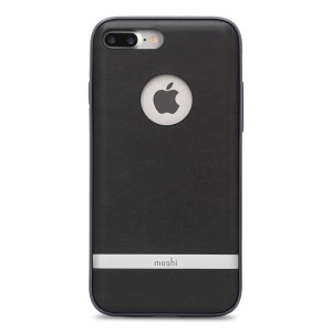 Кейс для iPhone Moshi iGlaze Napa Charcoal Black (99MO090003)
