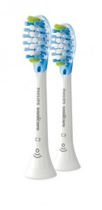 Насадки для электрических зубных щеток Philips Sonicare C3 Premium Plague Defense HX9042 для эффективного удаления налёта (2 шт.) (HX9042/17)