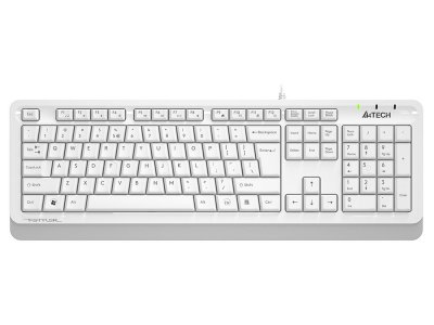 Клавиатура A4Tech Fstyler FKS10 белый/серый