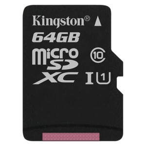 Карта памяти SDHC Micro Kingston SDC10G2/64GBSP