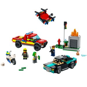 Конструкторы Lego LEGO City 60319 Конструктор ЛЕГО Город Fire Пожарная бригада и полицейская погоня