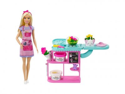 Кукла Mattel Флорист с цветочным магазином GTN58