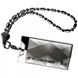 USB Flash накопитель Silicon Power Touch 850 8GB Titanium