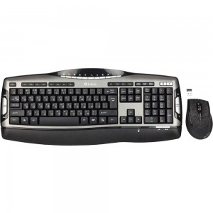 Клавиатура + мышь беспроводные Intro CW202M Black/Grey