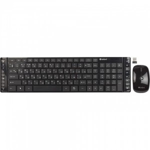 Клавиатура + мышь беспроводные Intro CW203SM Black