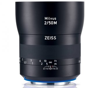 Объектив Zeiss Milvus 2/50M ZE для Canon EF (50mm f/2 Macro) (2096-559)