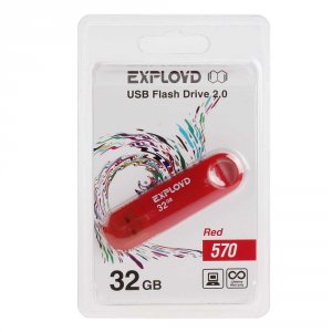 USB Flash Drive Exployd 570 EX-32GB-570-Red