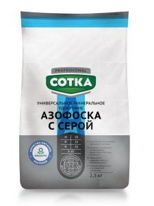 Удобрение минеральное Сотка Professional для овощных и ягодных 2,5 кг