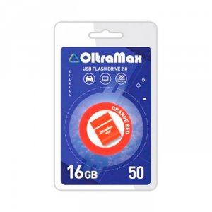 USB Flash Drive OltraMax OM-16GB-50-Orange Red