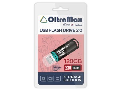 USB Flash Drive OltraMax OM-128GB-230-Black