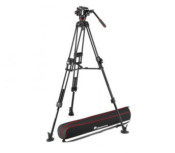 Штатив Manfrotto 645 Fast, алюминиевый с головкой 504X (MVK504XTWINFA)