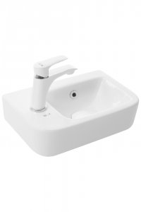 Раковина WeltWasser Aisbach 10100 L 37 10000004590 Белый глянец