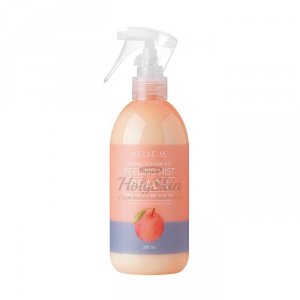 Пилинг-мист для тела с экстрактом персика WELCOS Around Me Natural Perfume Vita Peeling Mist Peach