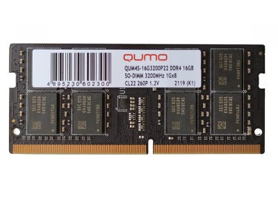 Модуль памяти Qumo QUM4S-16G3200P22
