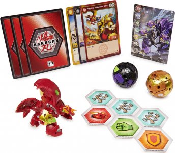 Игровой набор Bakugan Bakugan 6059923 Бакуган Стартовый набор "Слияние фракций Пегатрикс х Горин", Сезон 2