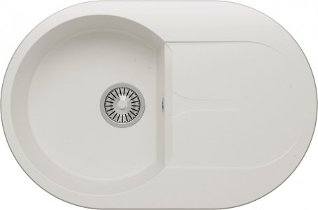 Кухонная мойка Polygran Atol-760 №36 679030 Белый хлопок