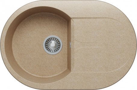 Кухонная мойка Polygran Atol-760 №302 679047 Песочная