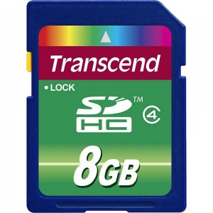 Карта памяти SDHC Transcend SD4-8GB/TR
