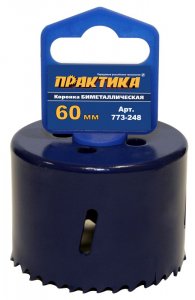 Коронка биметаллическая Практика биметаллическая коронка для дрелей, шуруповертов 773-248