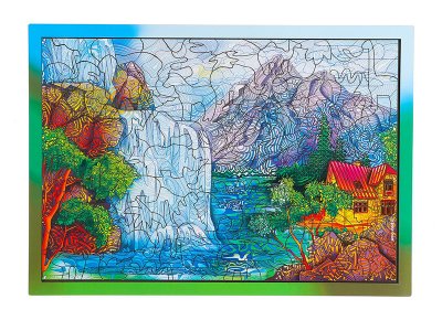 Пазл Puzzle Живописный водопад
