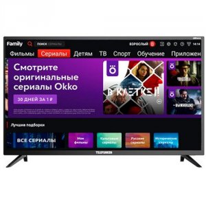 LED Телевизор Telefunken TF-LED32S65T2S 32" (черный)