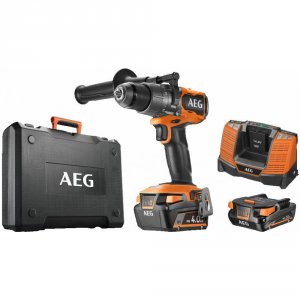 Ударная аккумуляторная дрель-шуруповерт AEG 18В BSB18C3BL-X02C (черно-оранжевый)