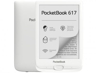 Электронная книга PocketBook PB617 (PB617-D-RU) (белый)