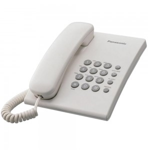 Телефон проводной Panasonic KX-TS2350RUW White