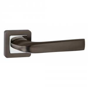 Дверная ручка для входной двери PUNTO Saturn QR графит (34795)