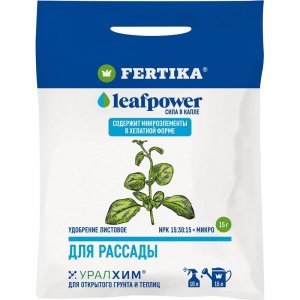 Удобрение минеральное FERTIKA LEAF POWER для рассады 15 г (4620005613089)
