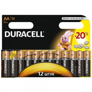 Батарейки Duracell Basic AA LR6 (AA)