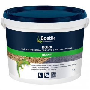 Клей для пробки BOSTIK Kork 3 кг (30615197)