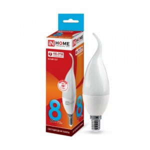 Светодиодная лампа IN HOME LED-СВЕЧА НА ВЕТРУ-VC (4690612030432)
