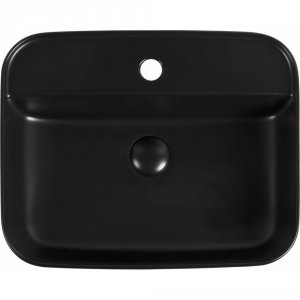 Накладная керамическая раковина Aquanet Soul-2-MB 50 273670 Черная матовая