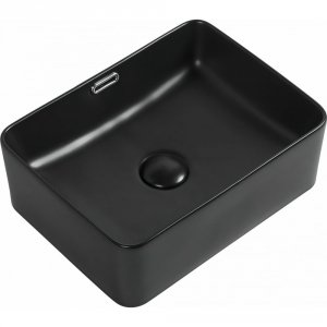 Накладная керамическая раковина Aquanet Perfect-1-MB 40.5 273678 Черная матовая