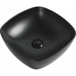 Накладная керамическая раковина Aquanet Trend-1-MB 40 273684 Черная матовая
