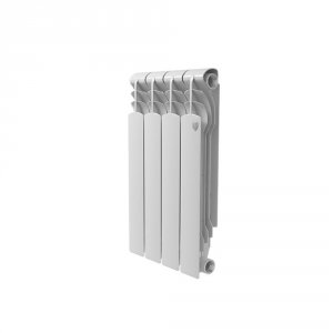 Биметаллический радиатор Royal Thermo Revolution Bimetall 500 2.0 RTRB250004 Белый 4 секции с боковым подключением