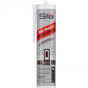 Силиконовый нейтральный герметик Sila Pro бесцветный 290 мл (SSNECL0290)
