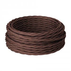 Силовой ретро кабель RETRO ELECTRO RWP122503020 2x2.5 коричневый 20м (2254730)