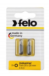 Ударная крестовая бита Felo T25 25мм (02625036)