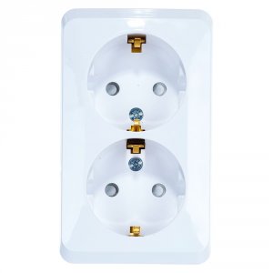 Двухместная розетка Schneider Electric Pa16-008b Этюд (PA16-008B)