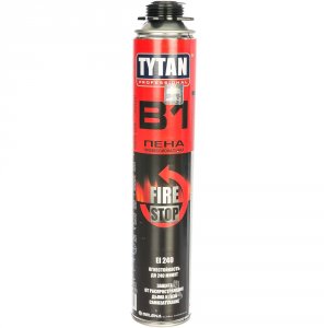Профессиональная огнеупорная монтажная пена Tytan TYTAN ПРОФИ B1 750 мл 21154