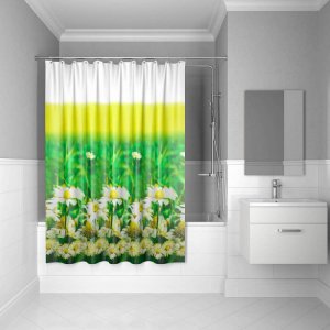 Штора для ванной комнаты IDDIS Scid050p daisy garden 200х200 см (SCID050P)