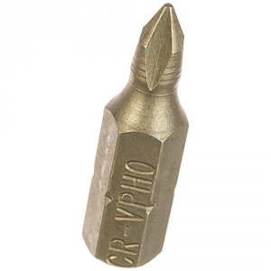 Бита для отвертки Griff для отвертки ph0х 25мм 1/4 hex crv (fjs-186) упаковка 24шт. 19162 (019162)